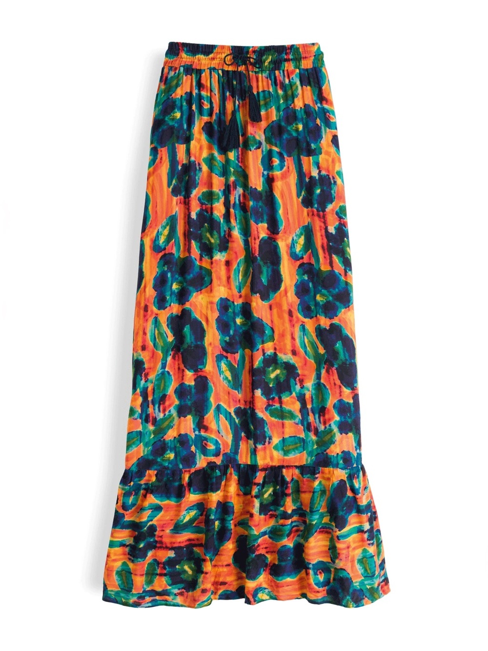 Peruvian Connection Women's 100% Viscose Boho Floral Maxi
Skirt, Size XS